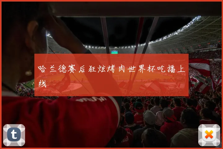 哈兰德赛后狂炫烤肉世界杯吃播上线