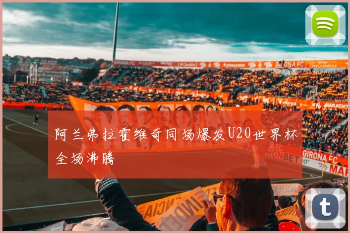阿兰弗拉霍维奇同场爆发U20世界杯全场沸腾